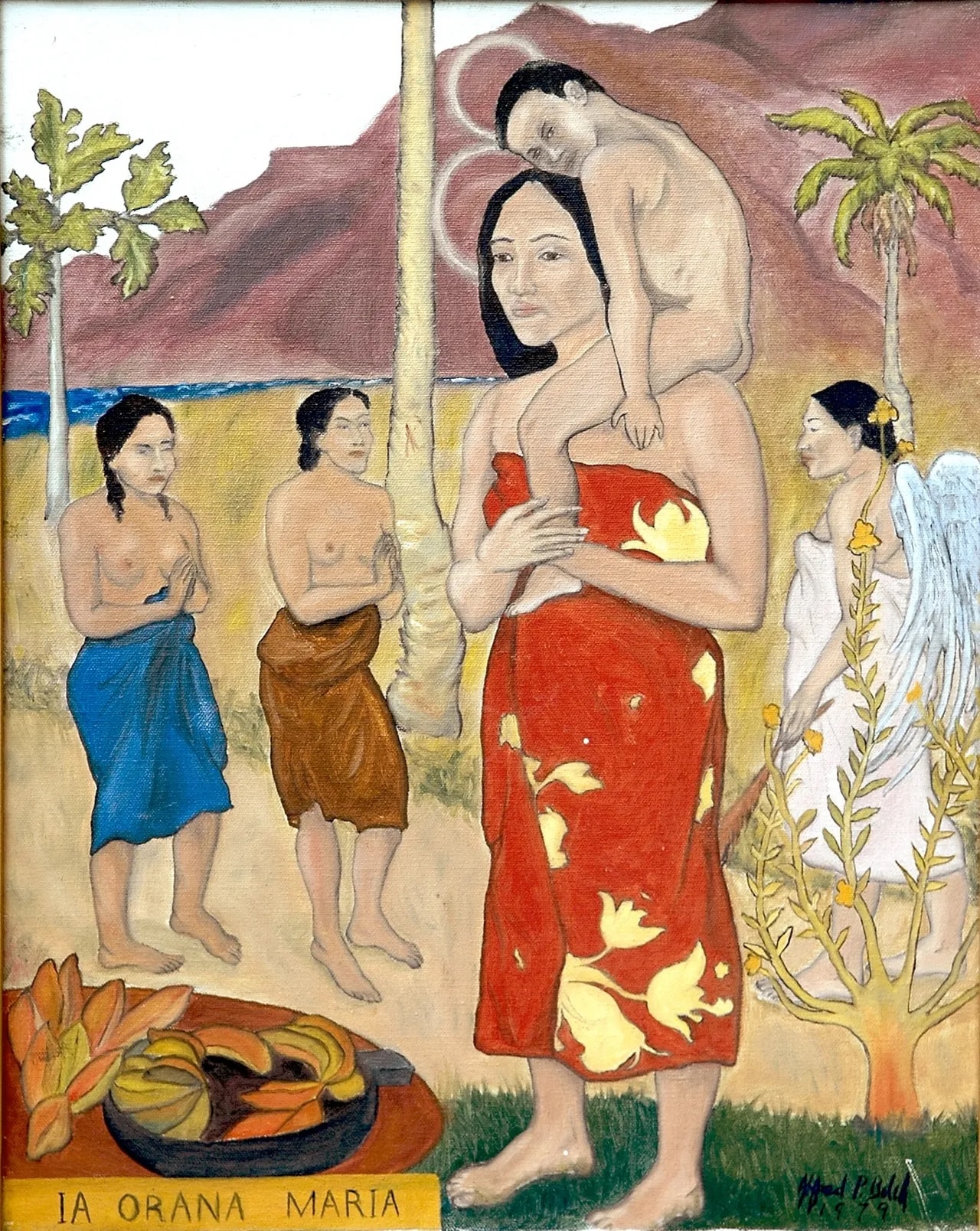 Mary & Child after Gauguin